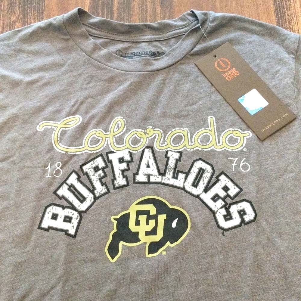 Colorado Buffalo women's gray new t-shirt